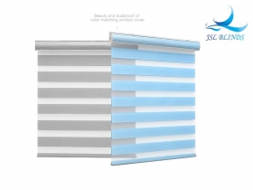 Best مصنع توريد مبيعات ساخنة غطاء الديكور طبقات مزدوجة ستائر حمار وحشي ظلال Supplier